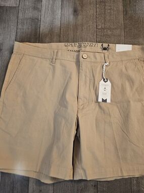 Coast Khaki Cotton Shorts with Tag Size 38{bx19}